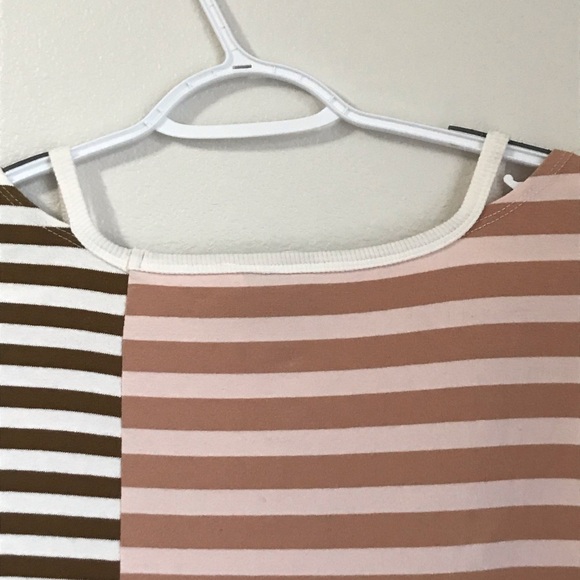 Anthropologie Women’s Saturday Sunday Faith Two-Tone Striped T-shirt Maxi Dress - Picture 8 of 10